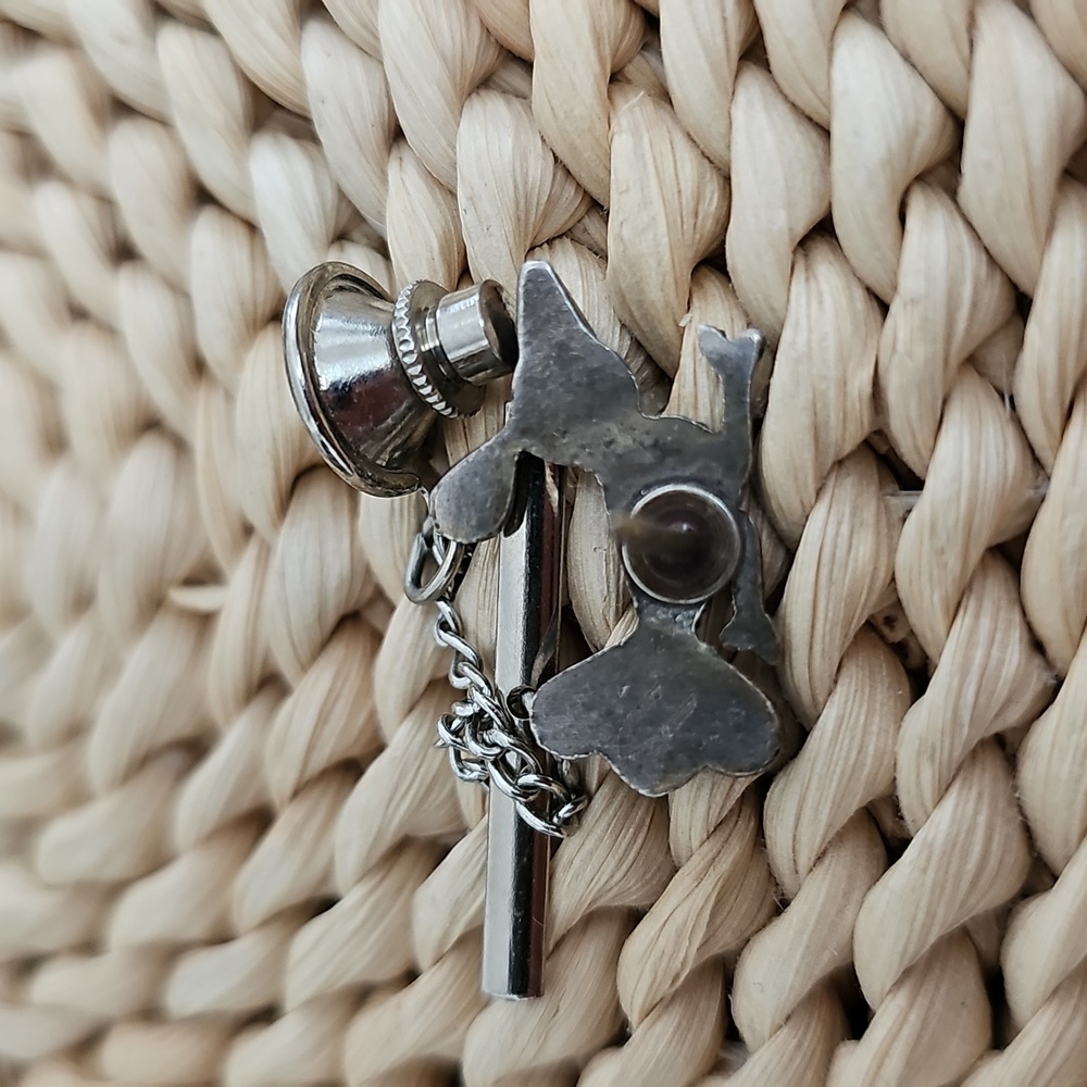 Vintage Zuni Sterling Silver Tie Tack - Picture 3 of 7